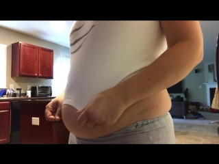 stuffed but jiggly belly play pt 1