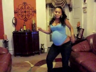 jennifer twizz (sweet dreams by beyonce) 8 months pregnant girl dancing