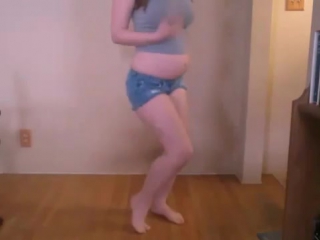 curvy little lady dancing 1 of 4 videos of her