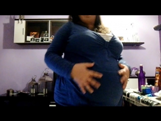 big baby belly at 38 weeks pregnant
