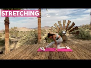 kelly gale   abs stretch workout   40 min big ass